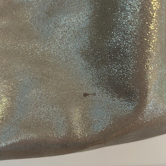 COACH F15075 Soho Leather Flap Buckle Hobo Bag Champagne Sparkle - Picture 3 of 8